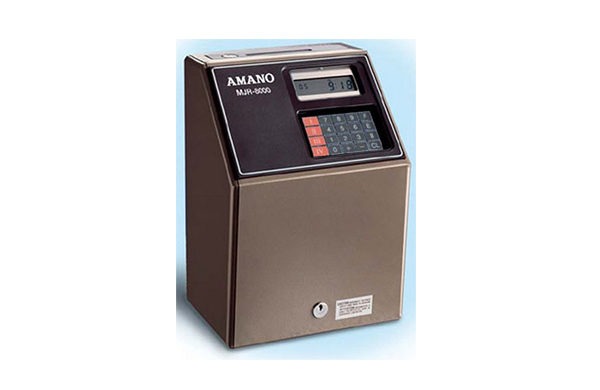 AMANO MJR 8000 CALCULATING TIME CLOCK | National Time