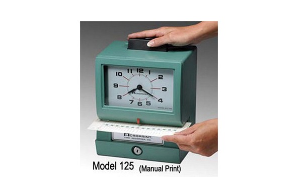Acroprint Model 125150 Time Clock National Time